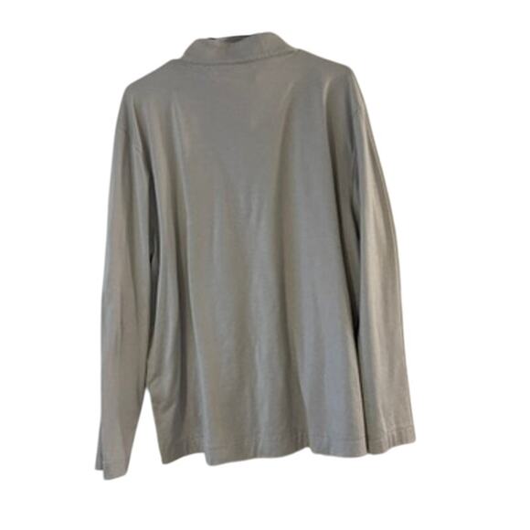 Greg Norman XL Long Sleeve Golf Shirt Gray Quarter Zip Performance Pullover - Picture 4 of 7